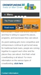 Mobile Screenshot of crowdfundingmi.com